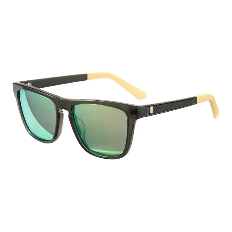 CYXUS TR/Memory Plastic Square Sunglasses Men's-3