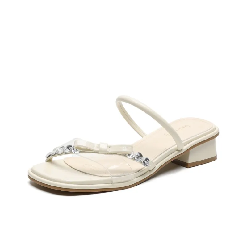DAPHNE Rhinestone Slip Resistant Slide Slippers Women's-6