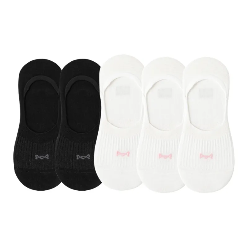 MIIOW Cool One Summer Series No Show Socks Women's 5 Pack-10