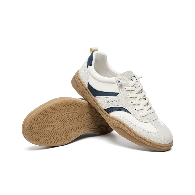 C°BANNER Low Top Casual Shoes Men's White Blue-4
