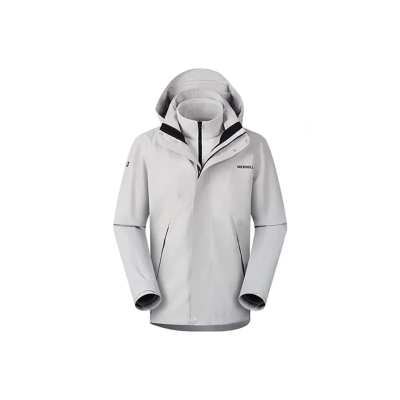 MERRELL Windbreaker Jacket Men's Light Cloud Gray-0