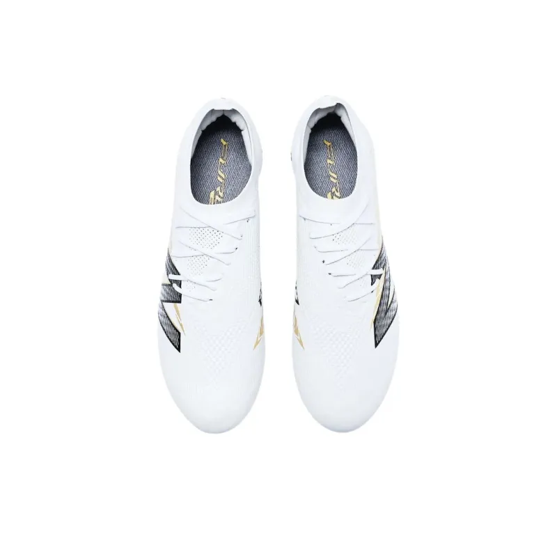 New Balance FURON ELITE V5 Anti Slip Wear Resistant Soccer Shoes Unisex White-2