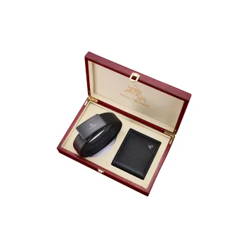 POLOMEISDO Top Grain Cow Leather Men's Belt 5.20 Box Men's 3.5cm