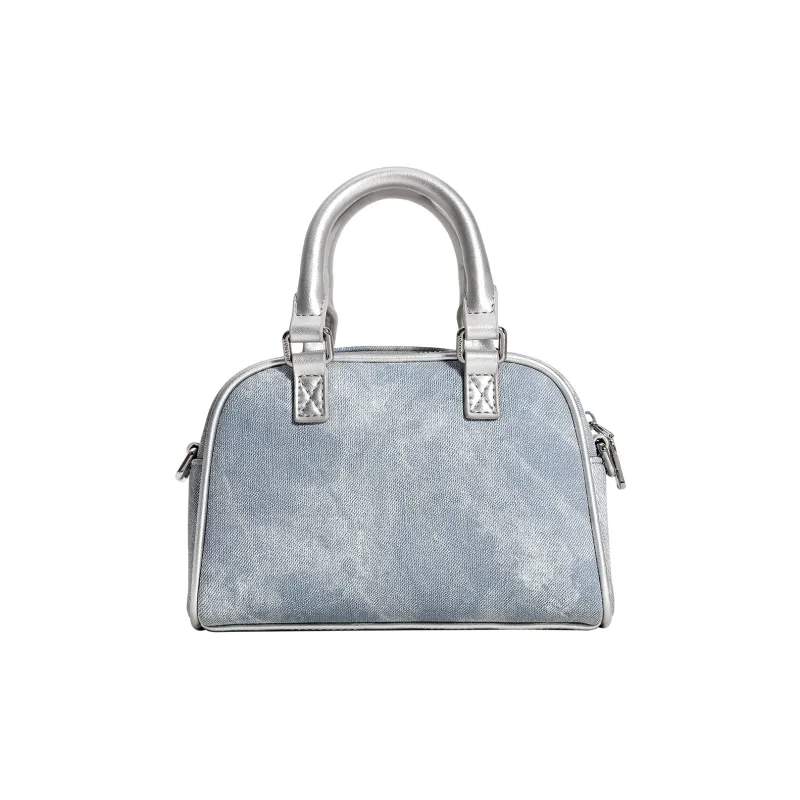 TOUTOU Synthetic Leather Handbag Regular Women's Denim Blue-6