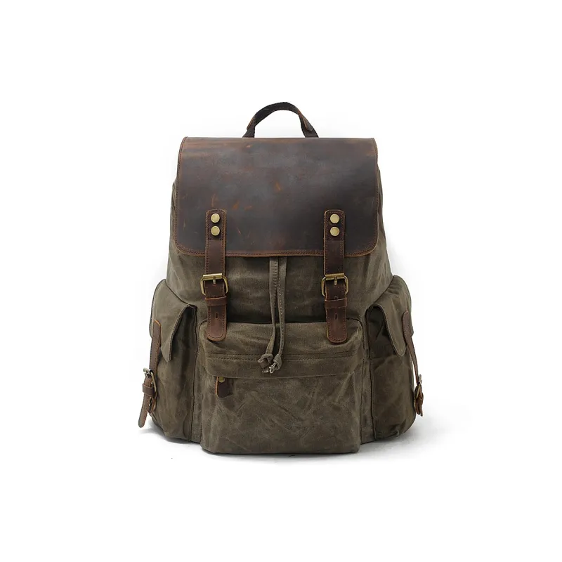 BEMIX PETS Canvas Backpack Men's Multicolor-8