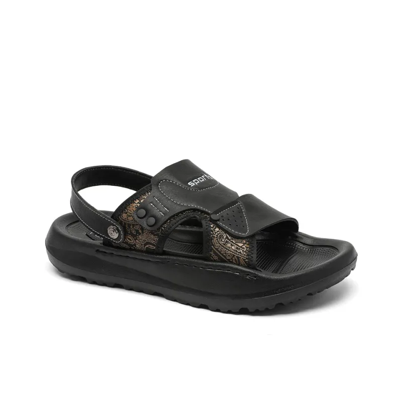 LUOMAIKE Beach Sandals Men's Black-2