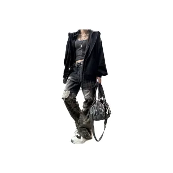 SOCKKEY Jeans Unisex Camouflage