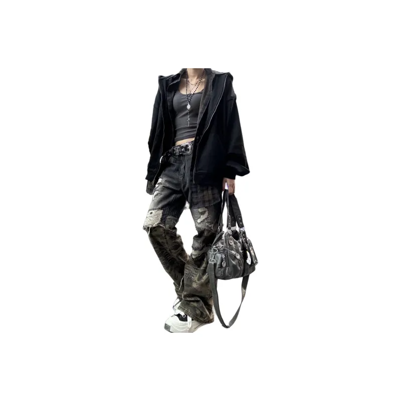 SOCKKEY Jeans Unisex Camouflage-0