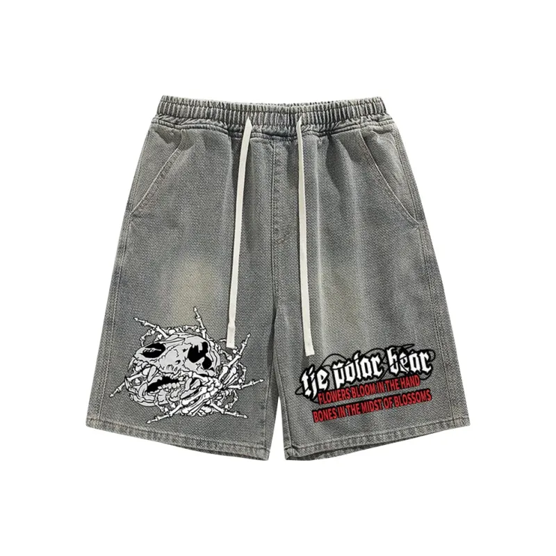 POLAR BEAR Denim Shorts Unisex-3