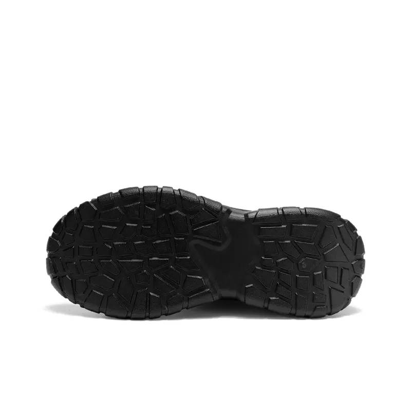 Binary Height Increasing Abrasion Resistant Lightweight Breathable Slip Resistant Low Top Hiking Shoes Men's Black-3