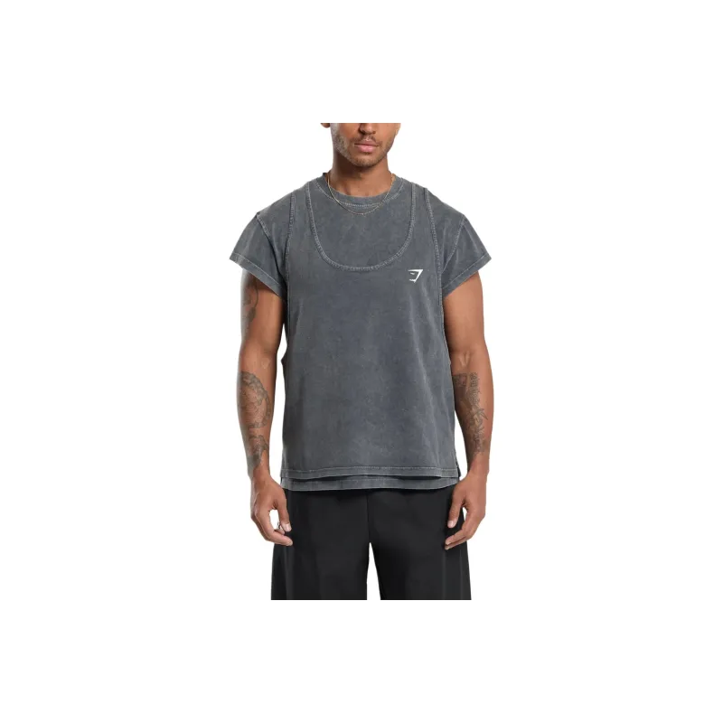 GYMSHARK T Shirts Men Black-0
