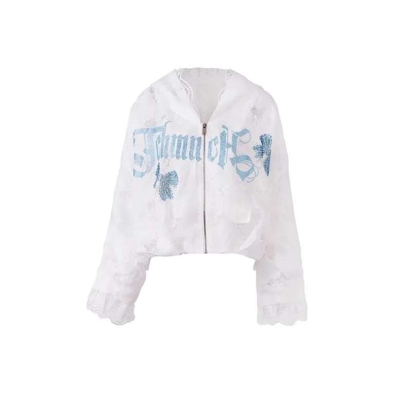 TCH Cropped Coats Women's White-0