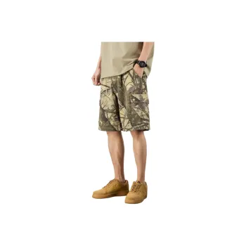 DUATOGE Denim Shorts Men Camouflage 