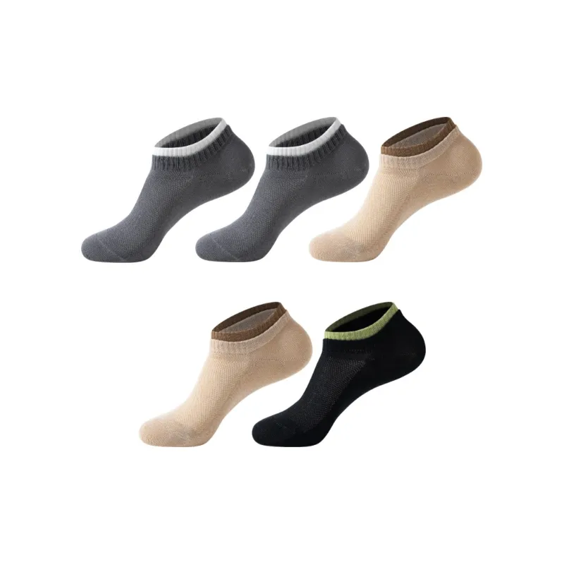 PLANDOO Ankle Socks Men's 5 Pack-48