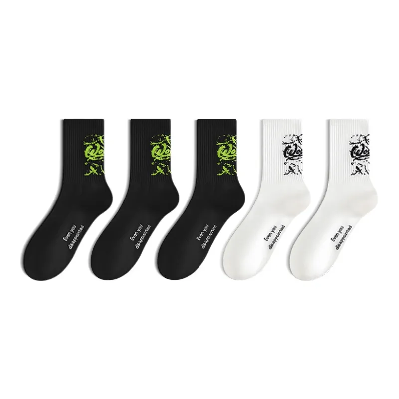 LUOLIAN Mid Calf Socks Men's 5 Pack-7