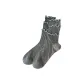 Double Needle Ruffle — Dark Gray