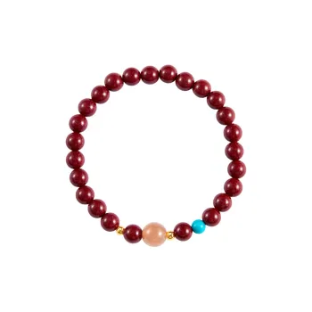 Asia Star Cinnabar Bracelets Women's