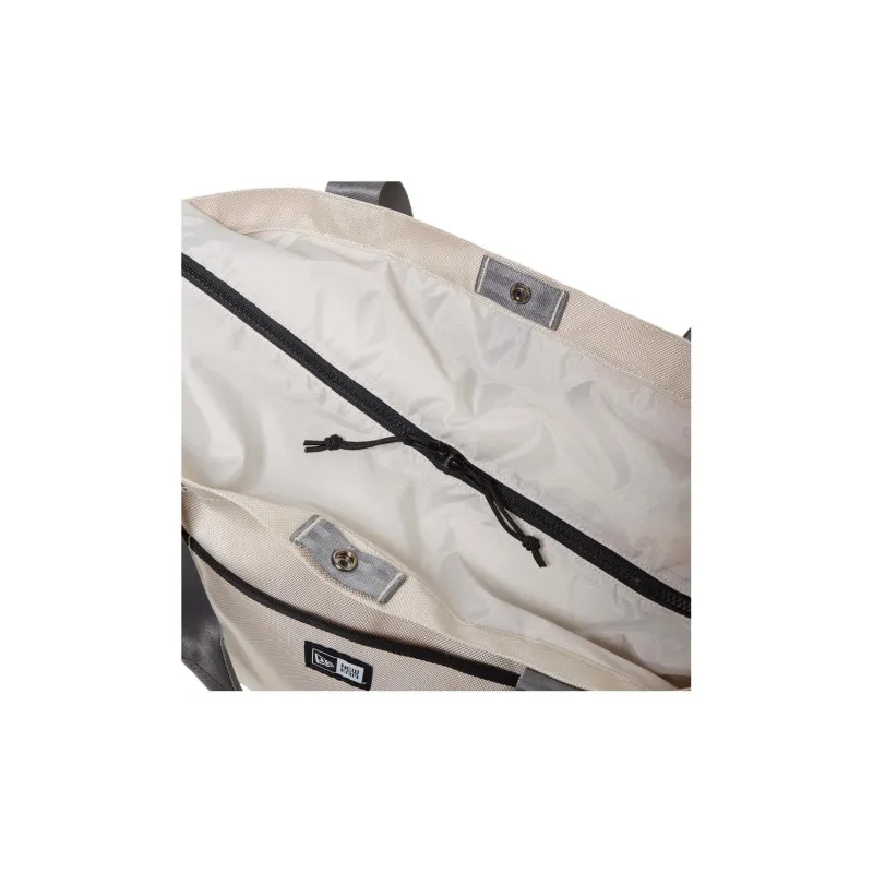 New Era Polyester Tote Bag, Shopping Bag, Shoulder Bag, Crossbody Bag, Handbag Unisex Stone Gray-8