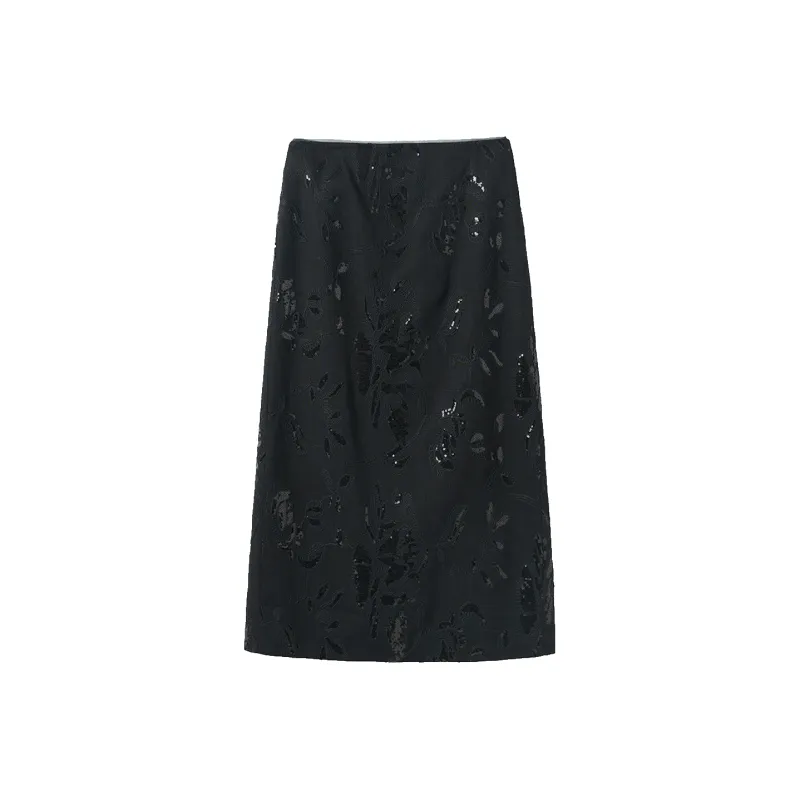 Hang Yi Court Casual Long Skirt Women's-0