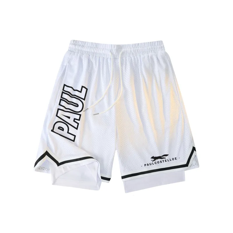 PAUL COSTELLOE Basketball Shorts Unisex-5