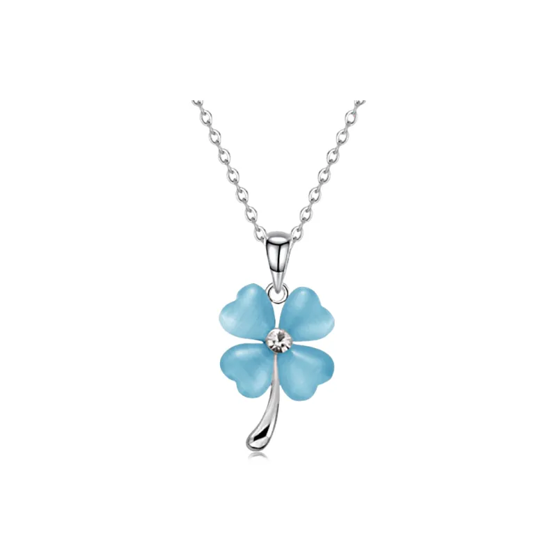 COPI Glass Cat Eye Necklaces Unisex-3