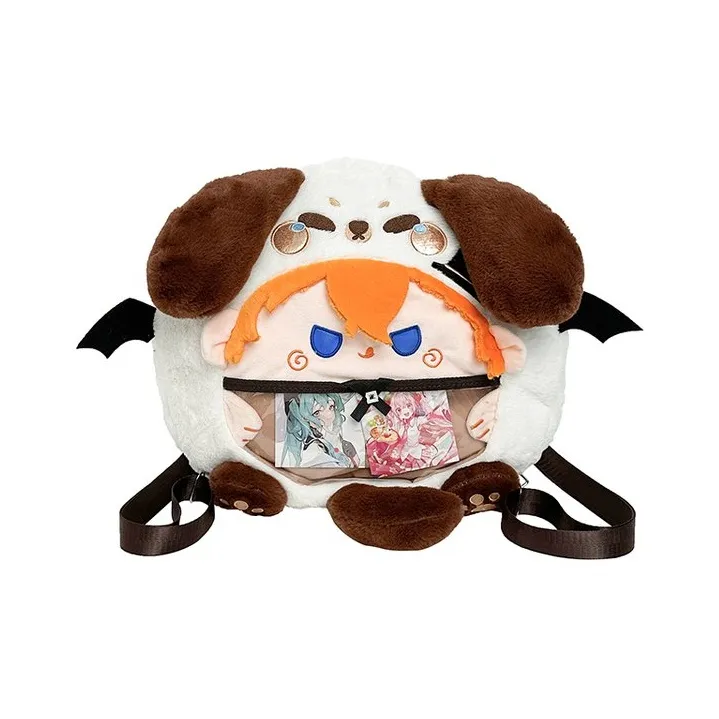 Kewuku Plush Backpack Regular Women's Multicolor-9