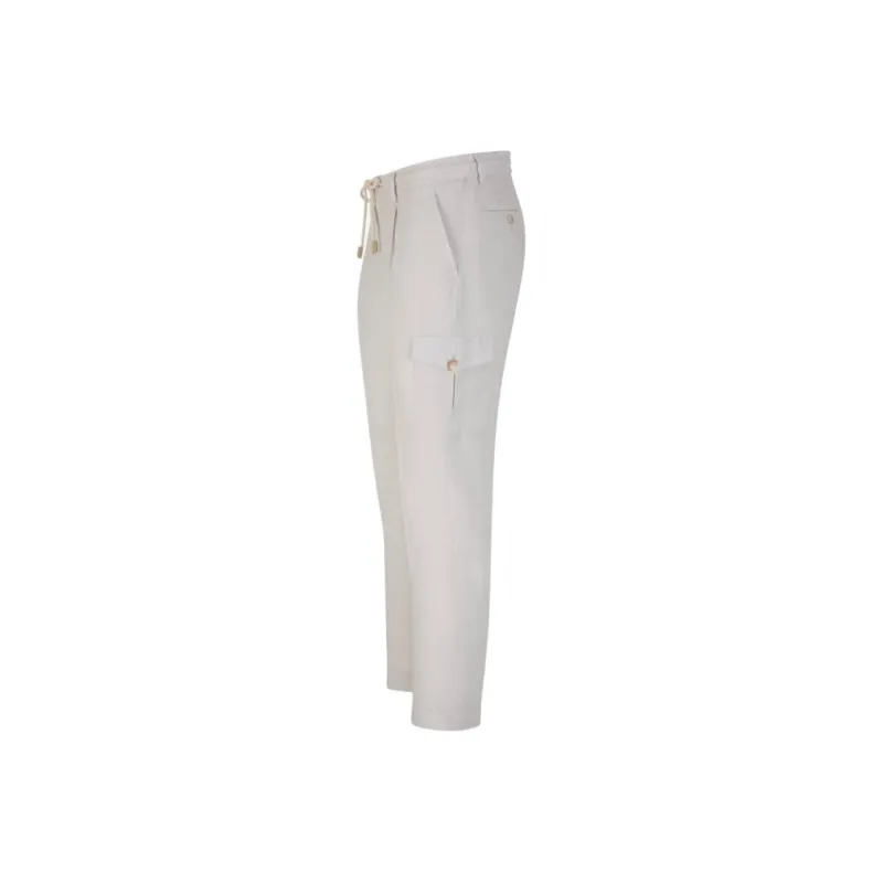 Gran Sasso Linen Cargo Pants-2