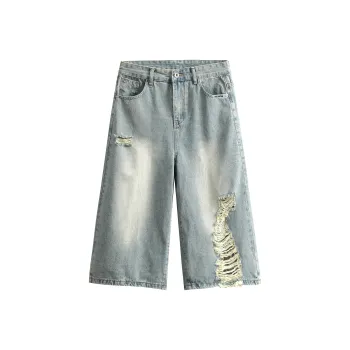 FAKE VINTAGE Denim Shorts Unisex