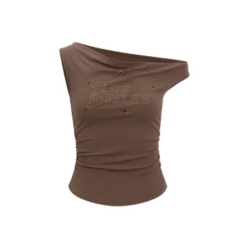 Ariseism Tank Tops Women's Brown