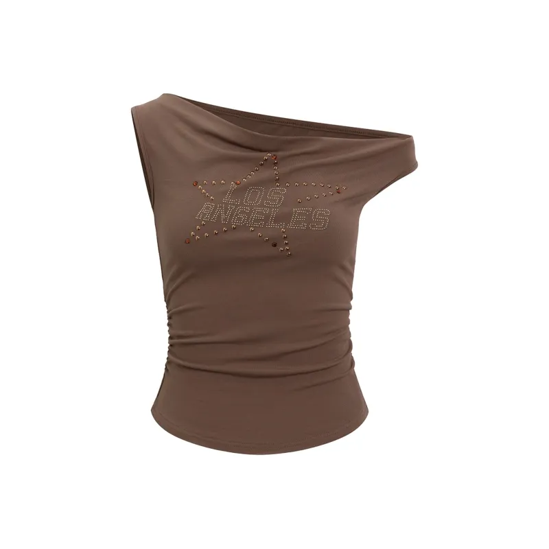 Ariseism Tank Tops Women's Brown-0