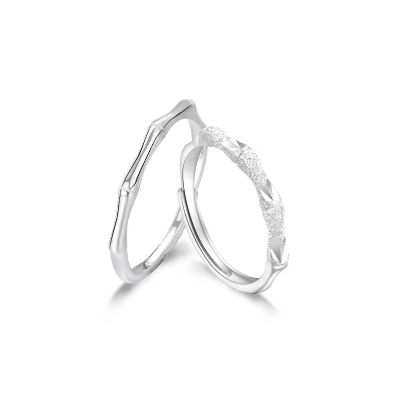 NUSQ Sterling Silver Rings Unisex-8