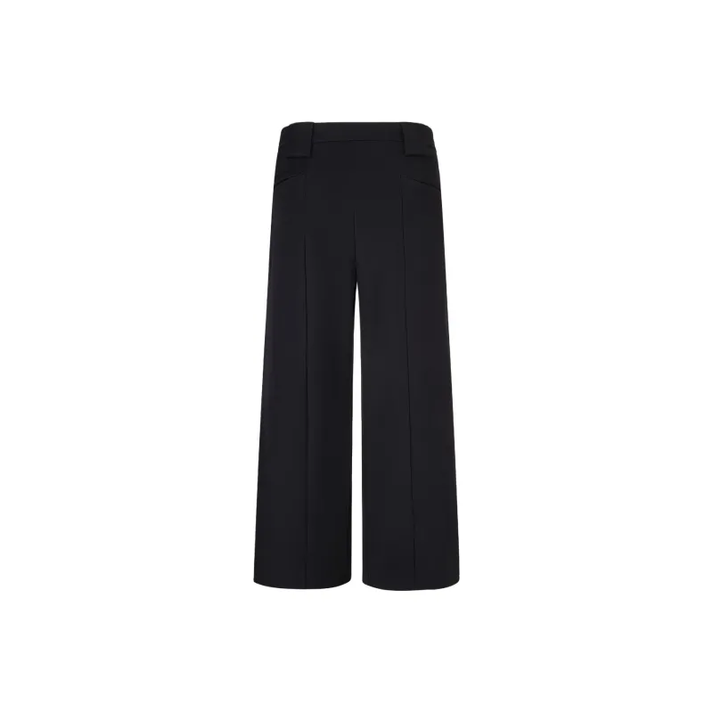 YINLEI Casual Pants Unisex Black-1