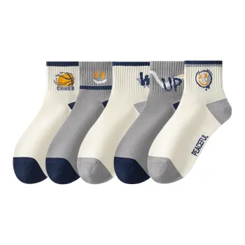 Gentle Welcome Ankle Socks Men's 5 Pack