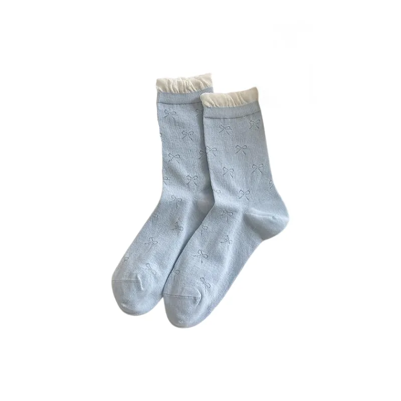 Gentle Welcome Mid Calf Socks Unisex Combo Set-13
