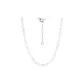 Cold White Seed Bead Necklace