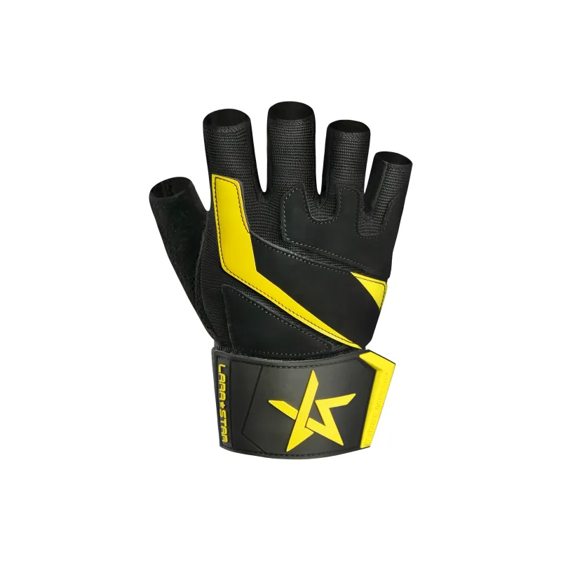 LARA STAR Fitness Gloves Protective Abrasion Resistant Palm Guard Slip Resistant Breathable Compression-17