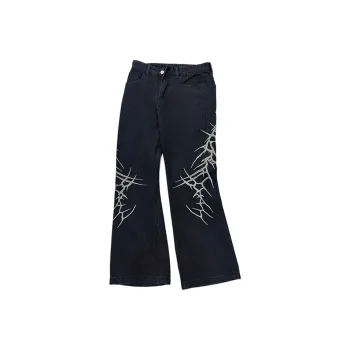 HKRXEC Jeans Men Black