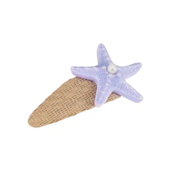 NICERURU Straw Woven Hair Clips Women's