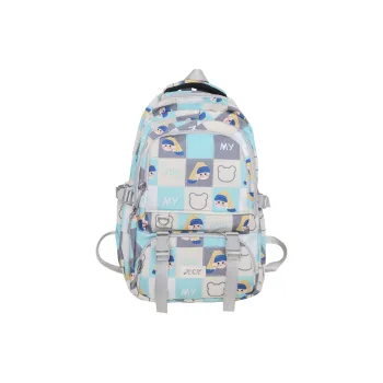 Yalu Nylon Backpack Unisex Multicolor