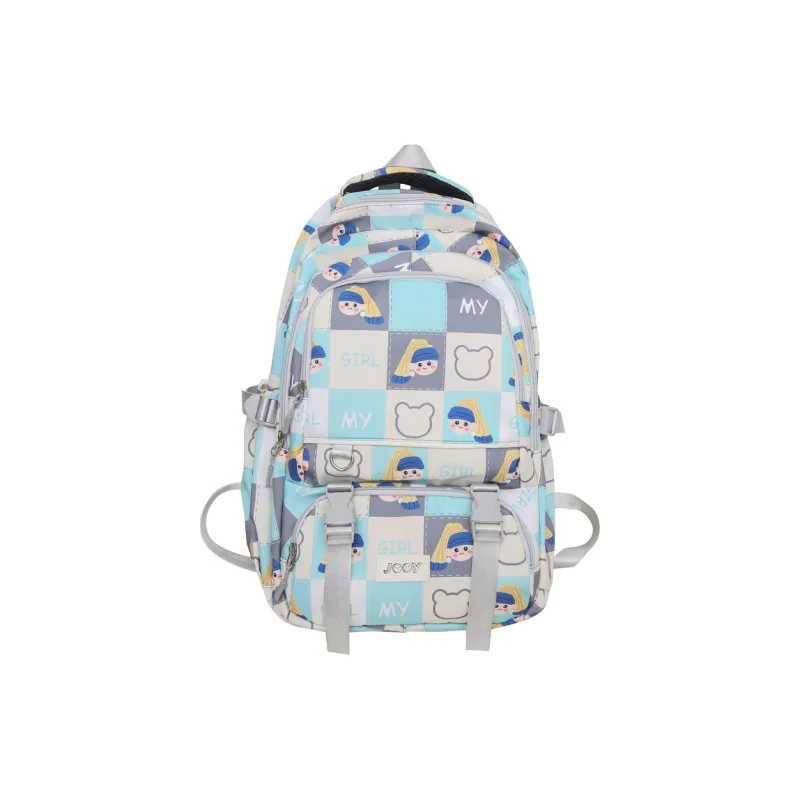 Yalu Nylon Backpack Unisex Multicolor-0