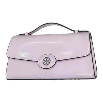 TORY BURCH Robinson Cow Leather One Shoulder Handbag Mini Women's Pink