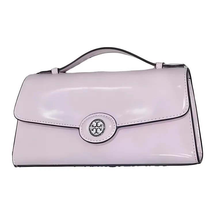 TORY BURCH Robinson Cow Leather One Shoulder Handbag Mini Women's Pink-0