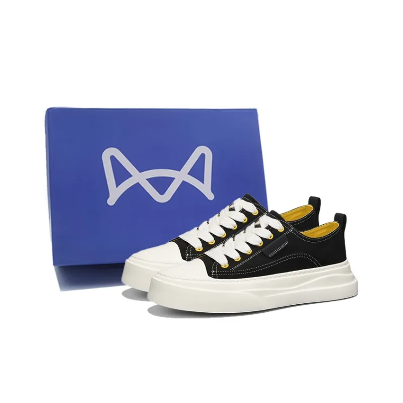 MIIOW Anti Slip Wear Resistant Low Top Skateboard Shoes Men's-0