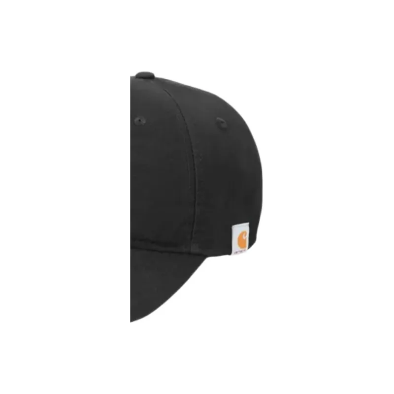 Carhartt Cotton Canvas Baseball Caps Unisex Black-1