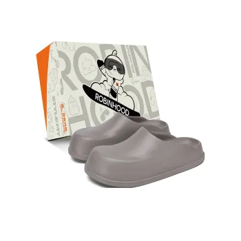 ROBINHOOD Odor Resistant Abrasion Resistant Slip Resistant Antibacterial Closed Toe Slippers Unisex Box Included