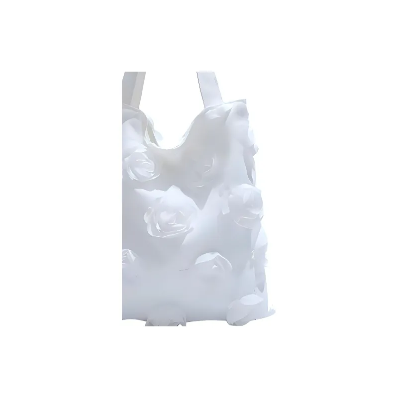 Yi Brigade Nylon Fabric Shoulder Bag Regular Women's White-4