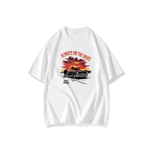 FAIRWHALE Drop Shoulder Sleeve T Shirt Women's