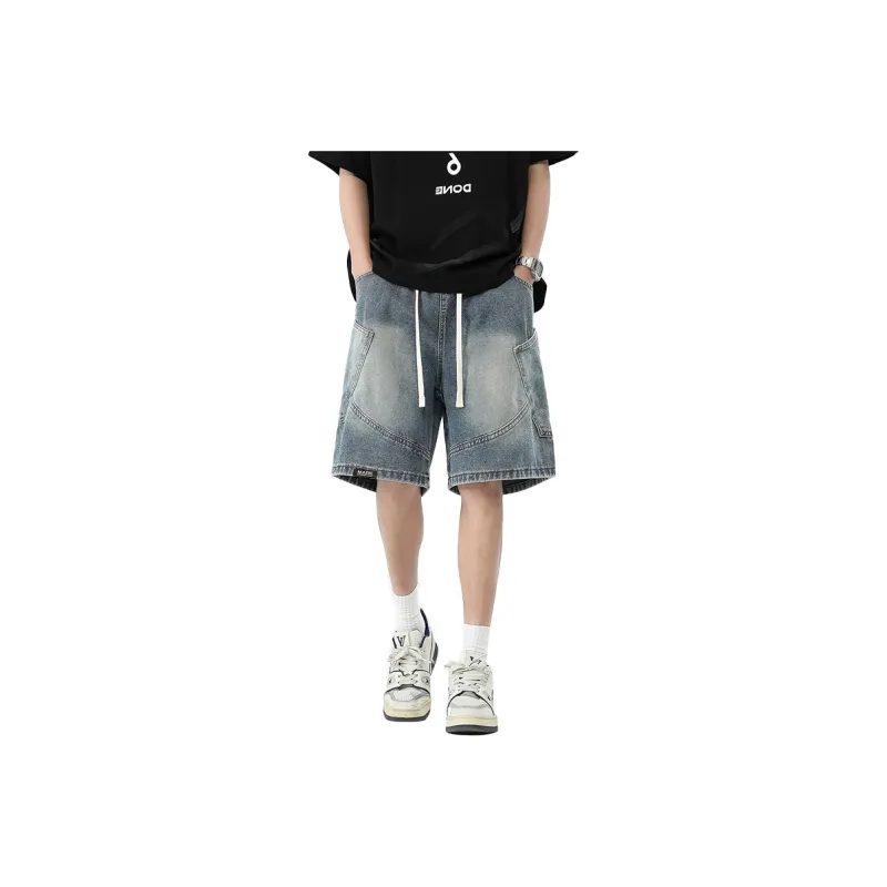 FAIRWHALE Denim Shorts Men-2