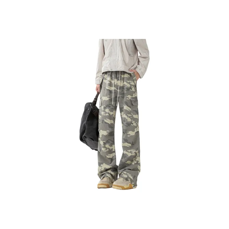 Nuthink Casual Pants Unisex Camouflage-0