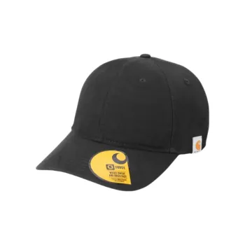 Carhartt Cotton Canvas Baseball Caps Unisex Black